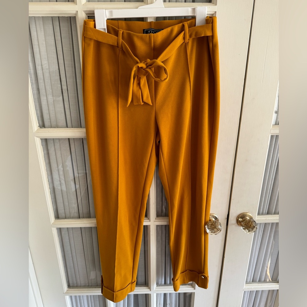 Mustard Yellow Women's Pants